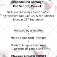 Yoga is back in Carrick!